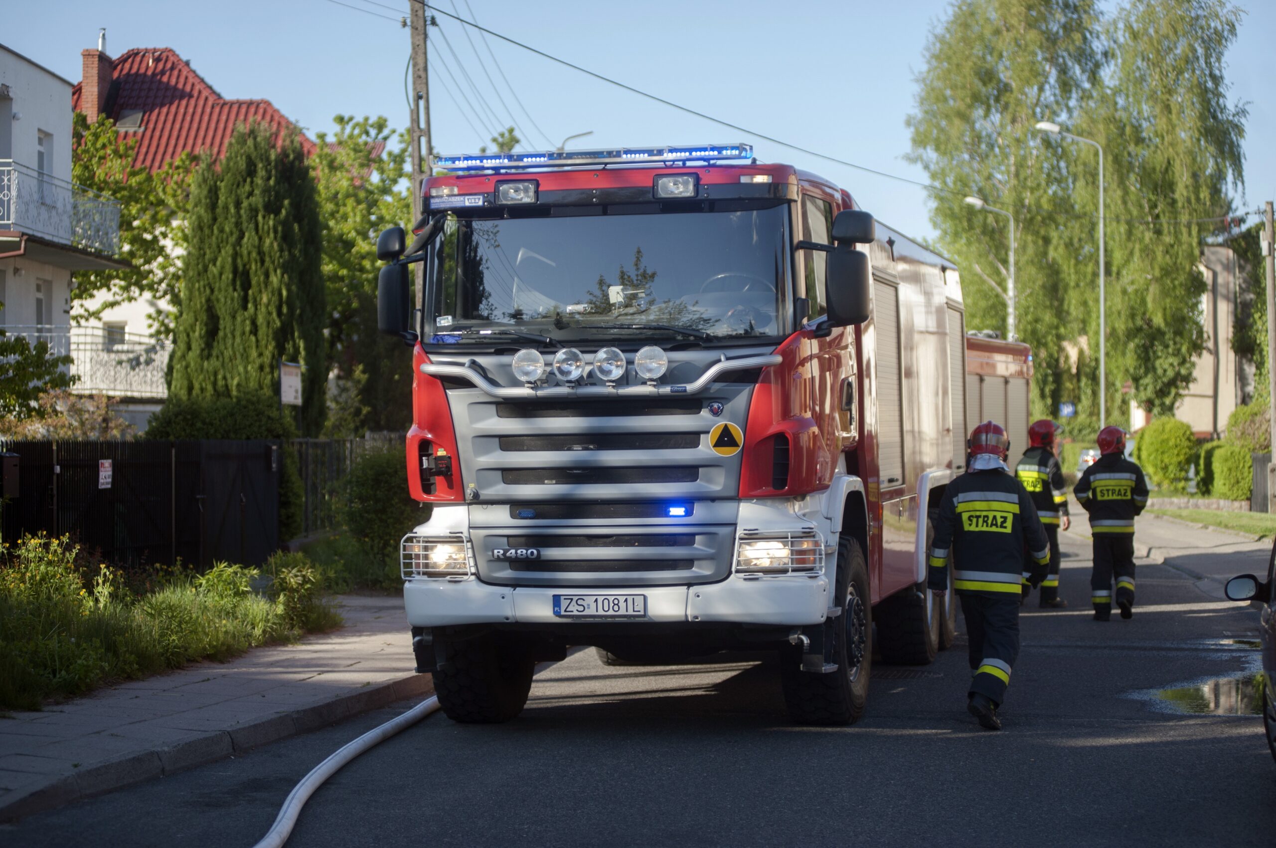 Szkolenia strażaków przez Volvo Car Poland